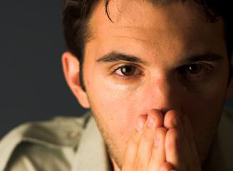 Worried man